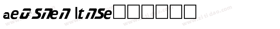 Ingriana Plain字体转换